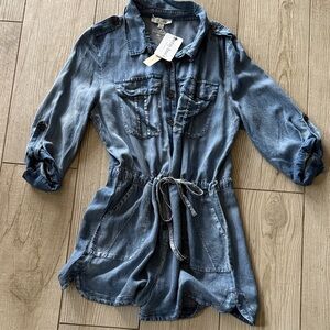 Denim Look Romper